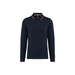 Polo maille piquée manches longues Kariban