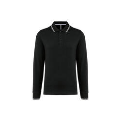 Polo maille piquée manches longues Kariban