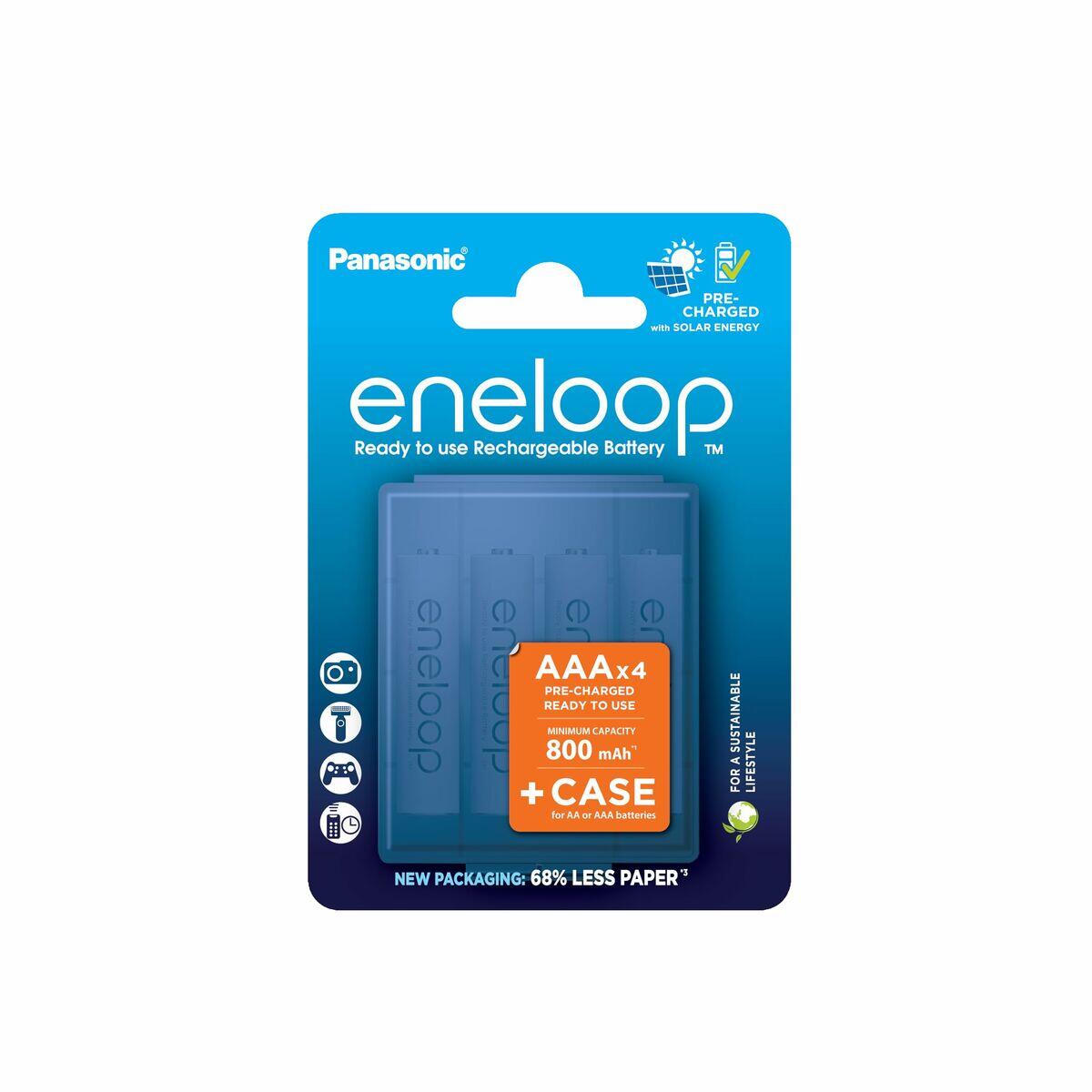 Pilas Recargables Panasonic BK-4MCDE/4CP+CASE AAA 2/5