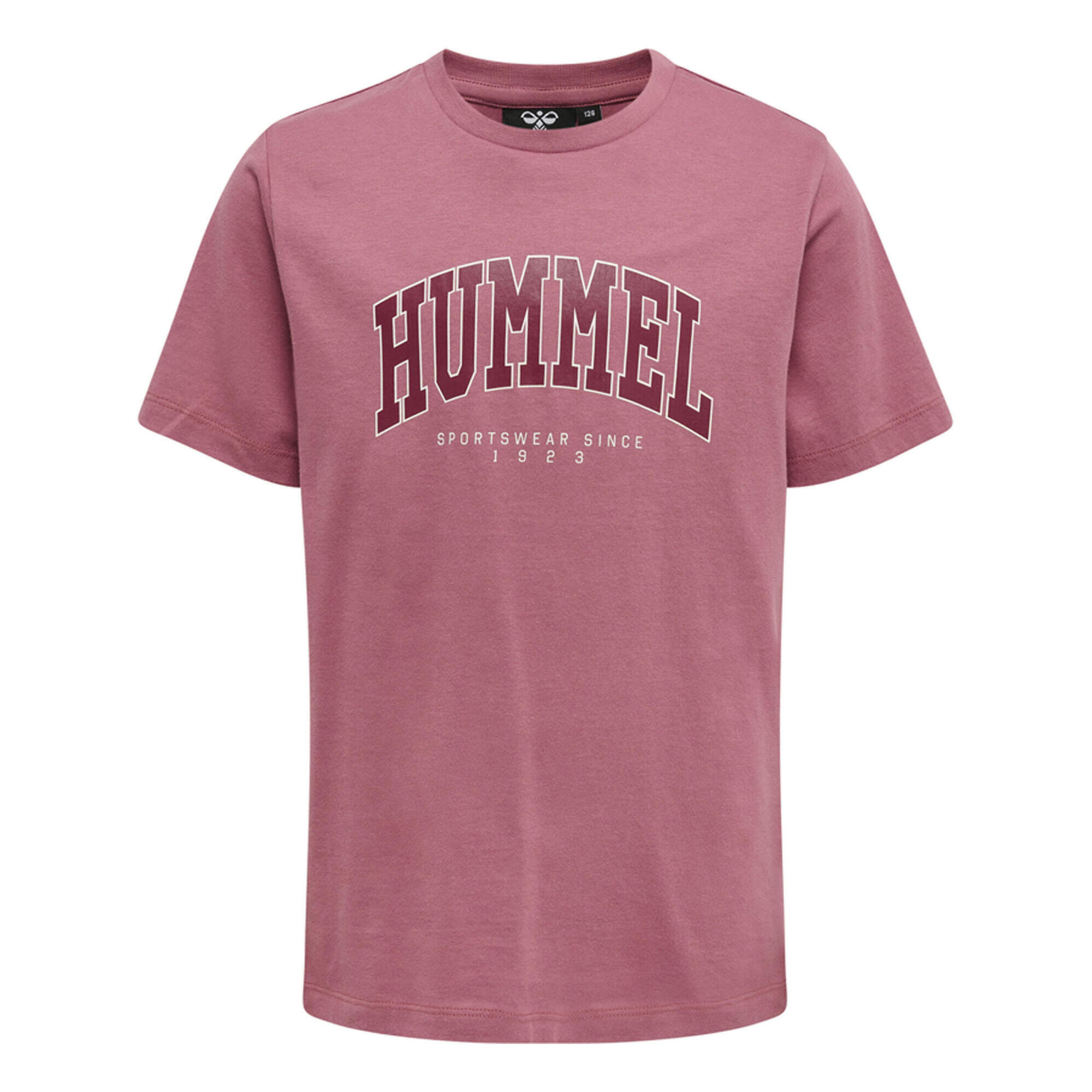 Hummel - Enfiler T-shirt Hmlfast Enfant Hummel - T-shirt Manches Courtes - Bordeaux|rouge|violet - Decathlon