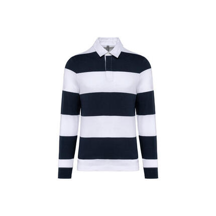 Gestreiftes Poloshirt langarm Kariban