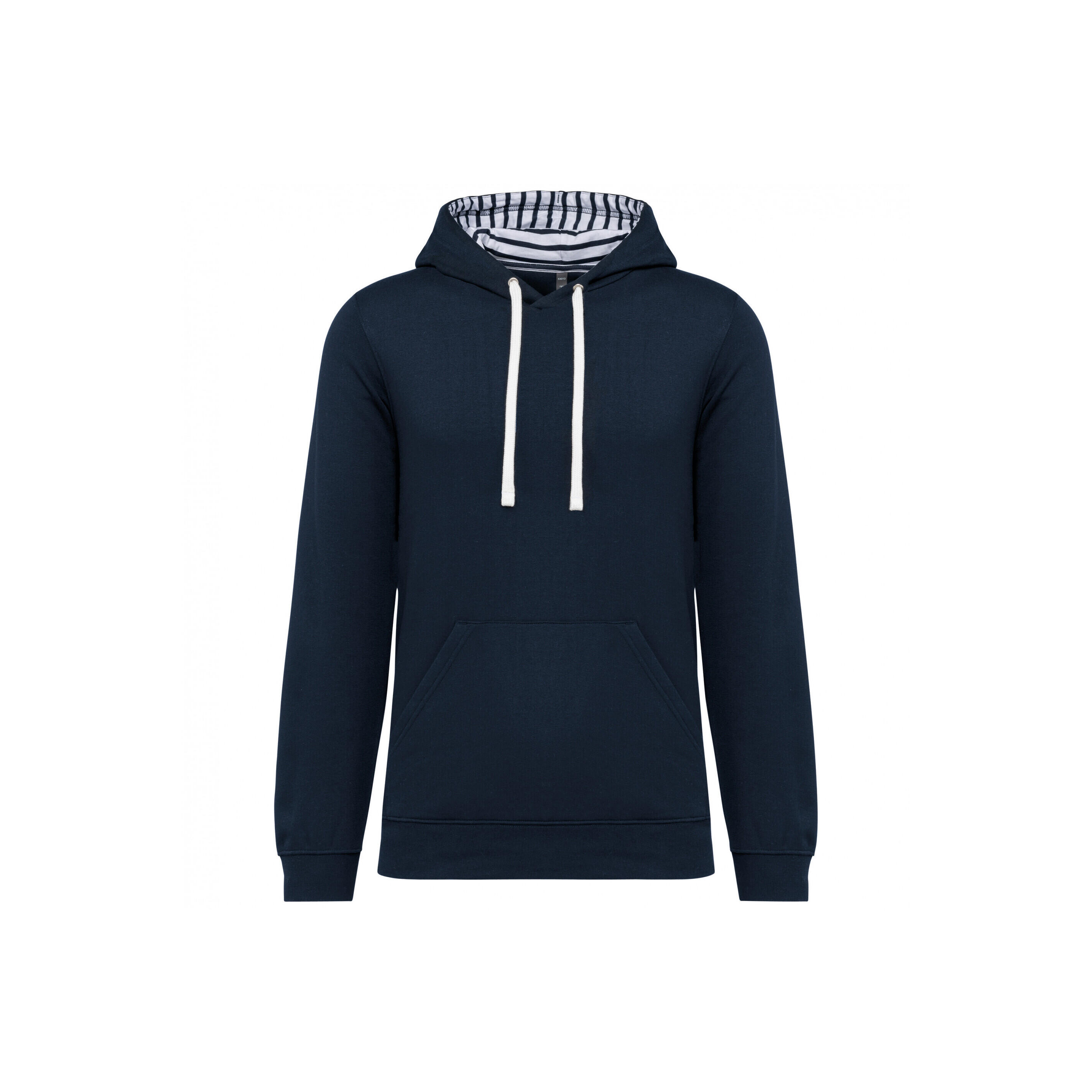 KARIBAN Patterned sweatshirt with contrasting hood Kariban