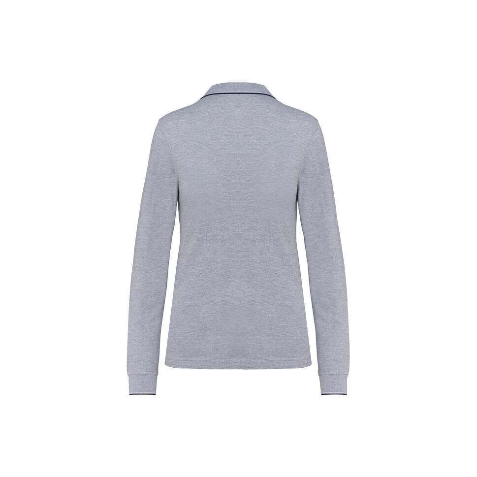 Damska koszulka polo pique z długim rękawem Kariban