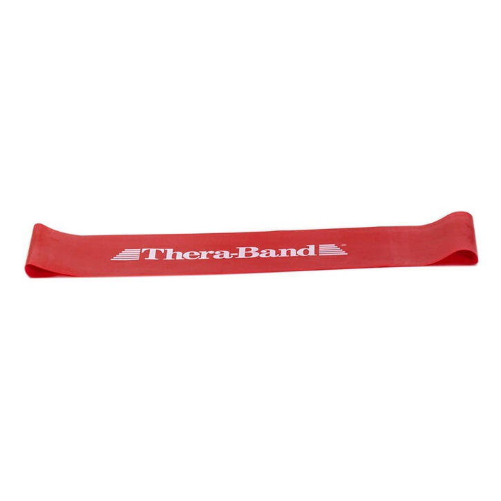 THERABAND 12' RÉSISTANCE BAND VELOURS ROUGES 4/5