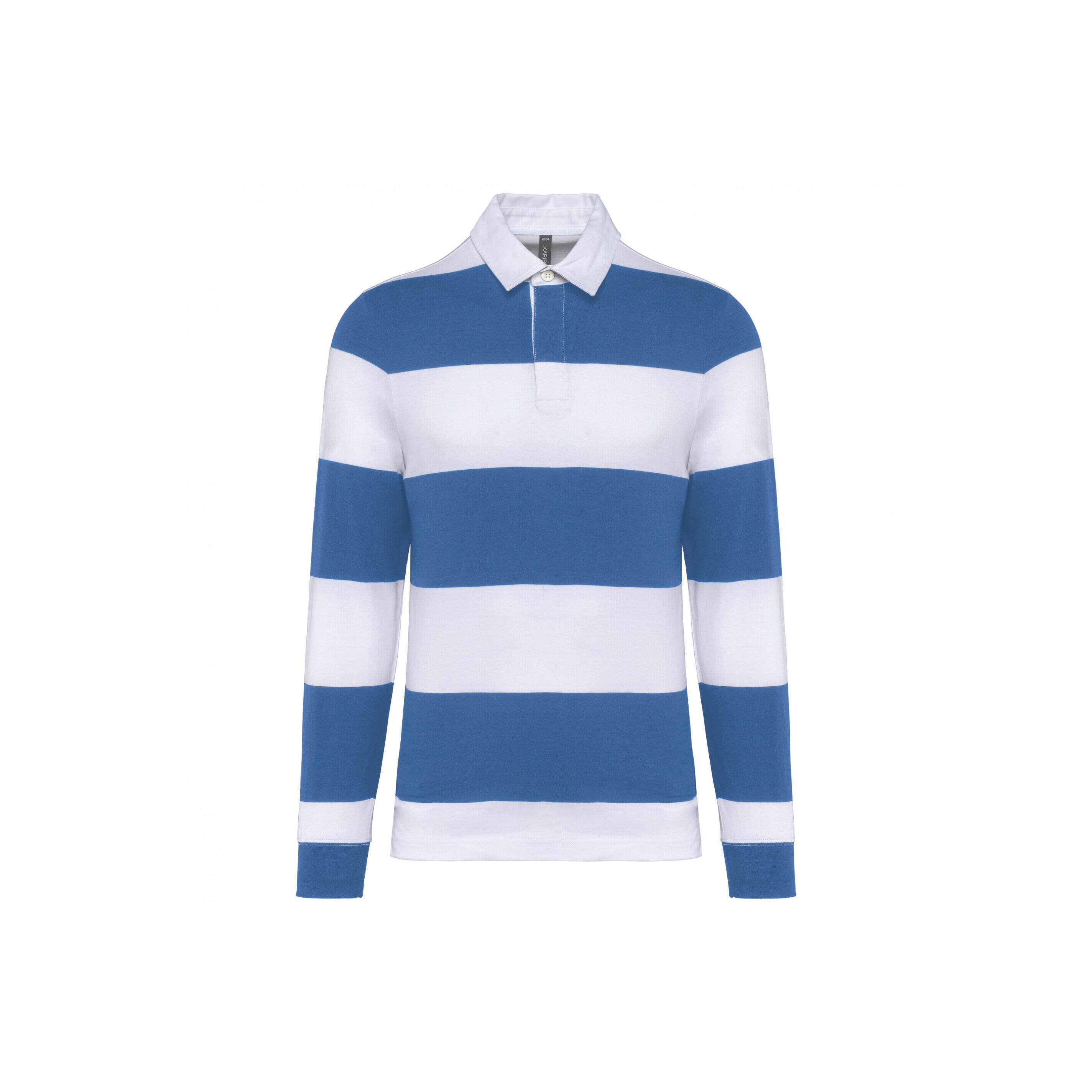 KARIBAN Polo a righe, maniche lunghe Kariban