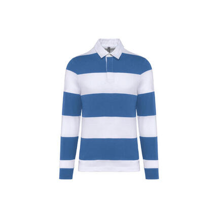 Gestreiftes Poloshirt langarm Kariban