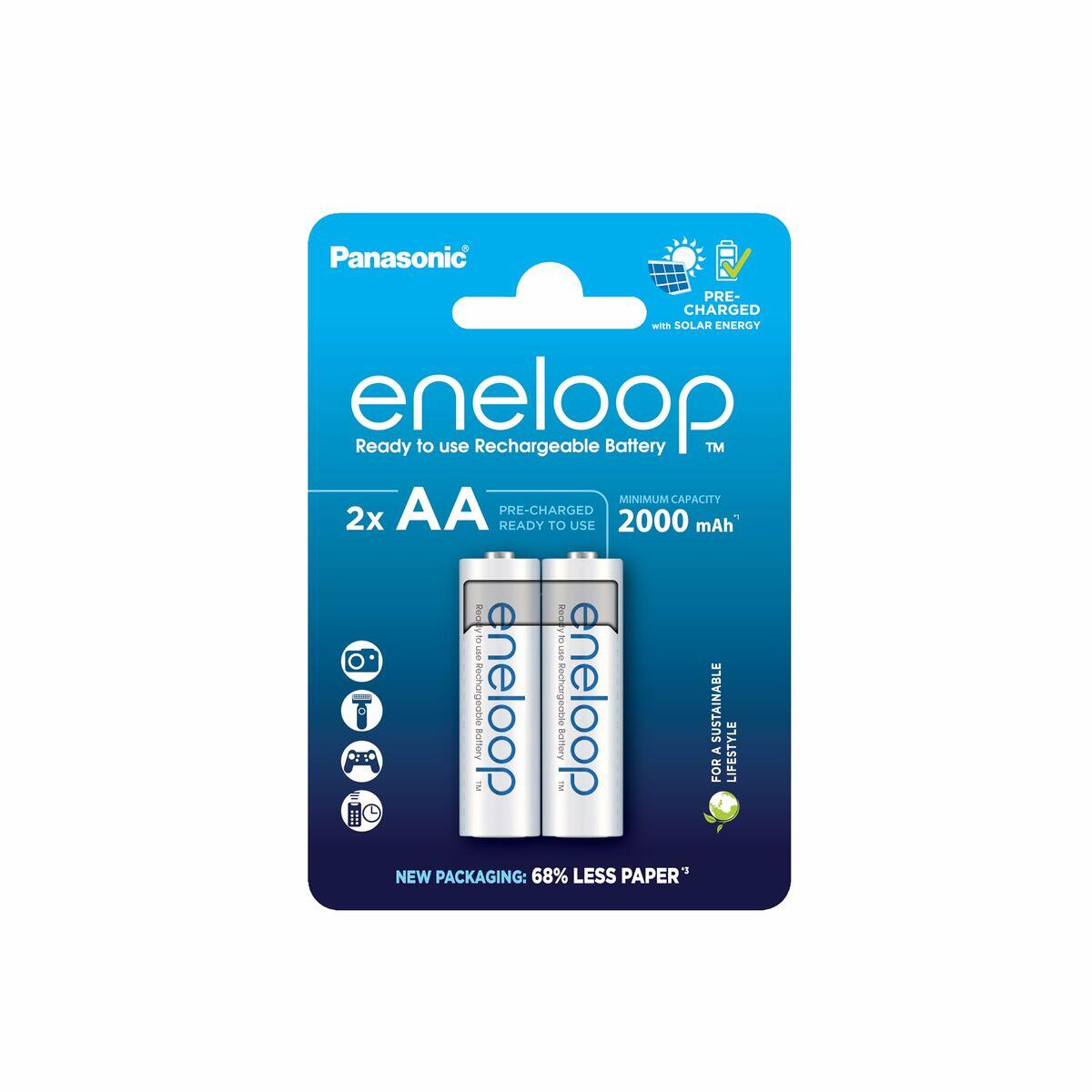 Pilas Recargables Panasonic BK-3MCDE/2CP AA 2/5
