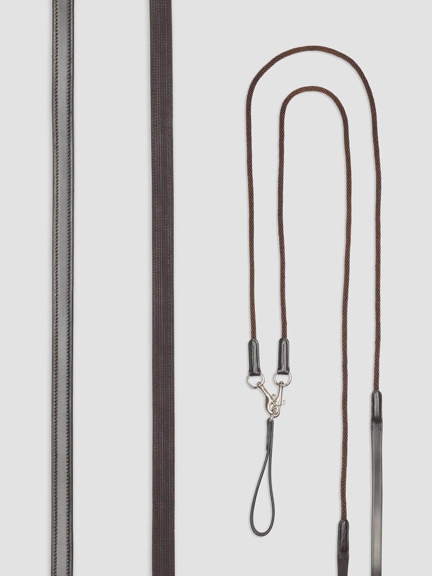 LEMIEUX Ontdek Lemieux Lederen Slofteugels — Maddelin Equestrian Bruin