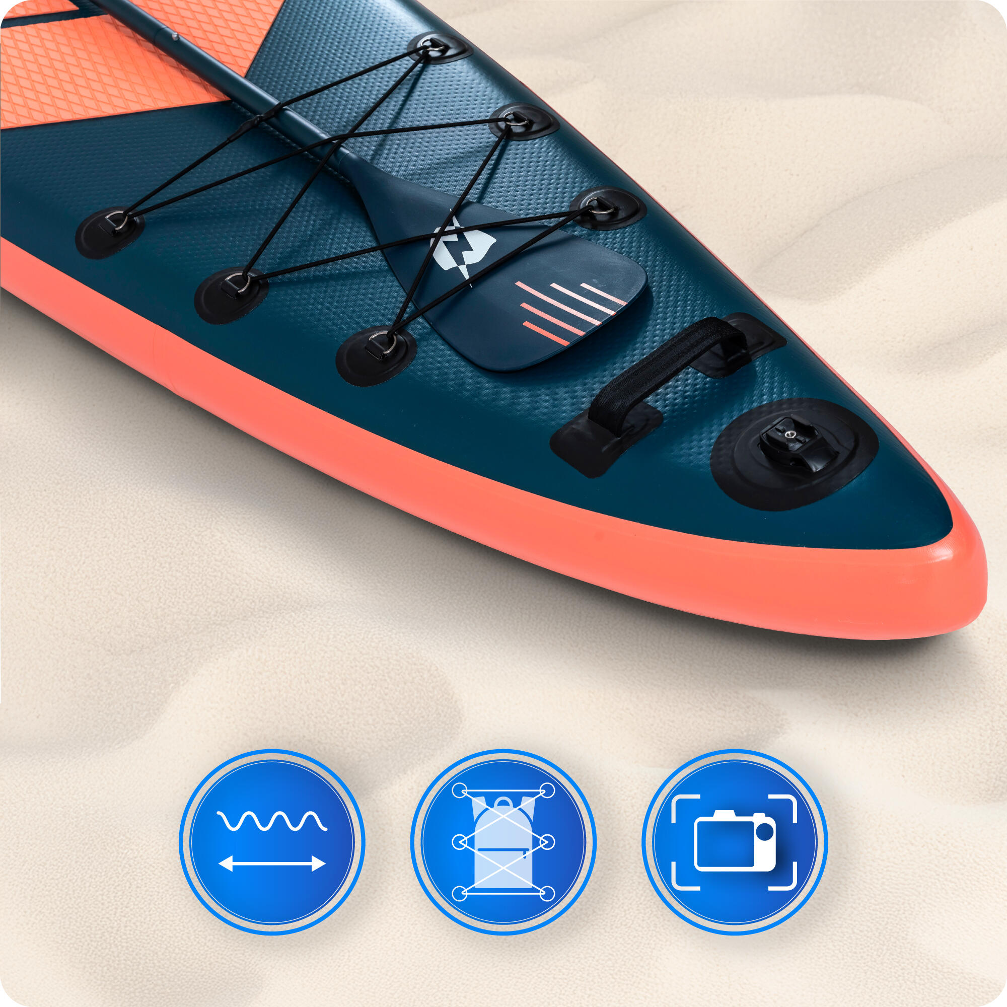 Opblaasbaar SUP-board met accessoires THUNDER MISTY 365cm 6/8