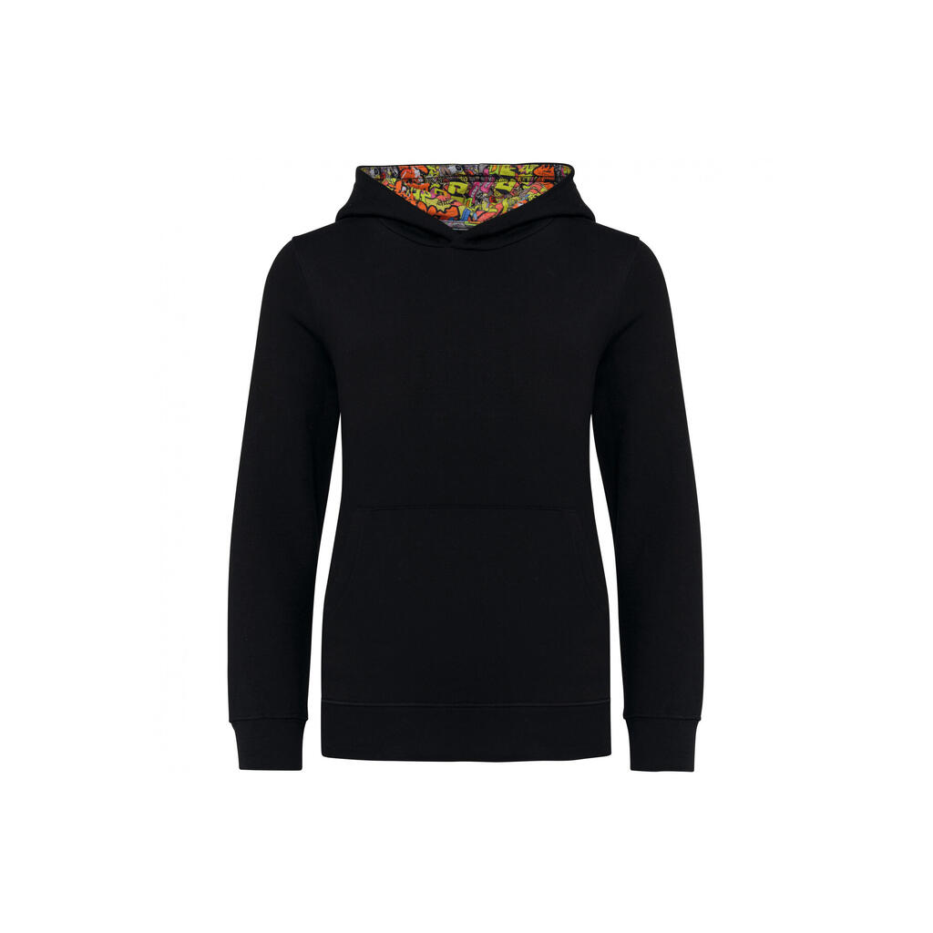 Children'sren's Hoodie with contrasting pattern Kariban