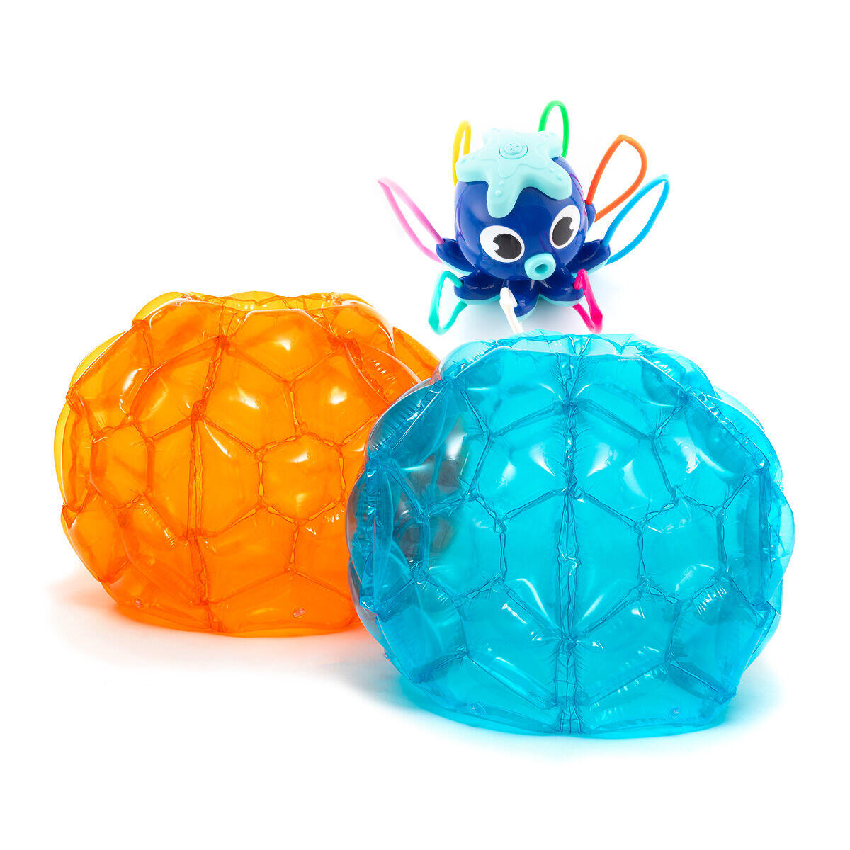 Pack bola insuflável gigante para-choques e brinquedo de aspersão de água innova