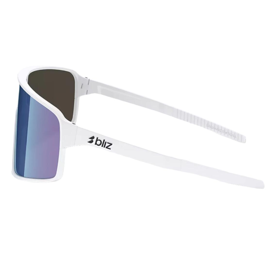 Lunettes de soleil Bliz P001S blanches unisexes pour randonnée 3/5