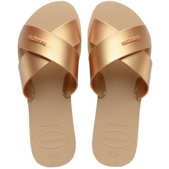 Claquettes Havaianas Modèle 4148866h Couleur Bronze