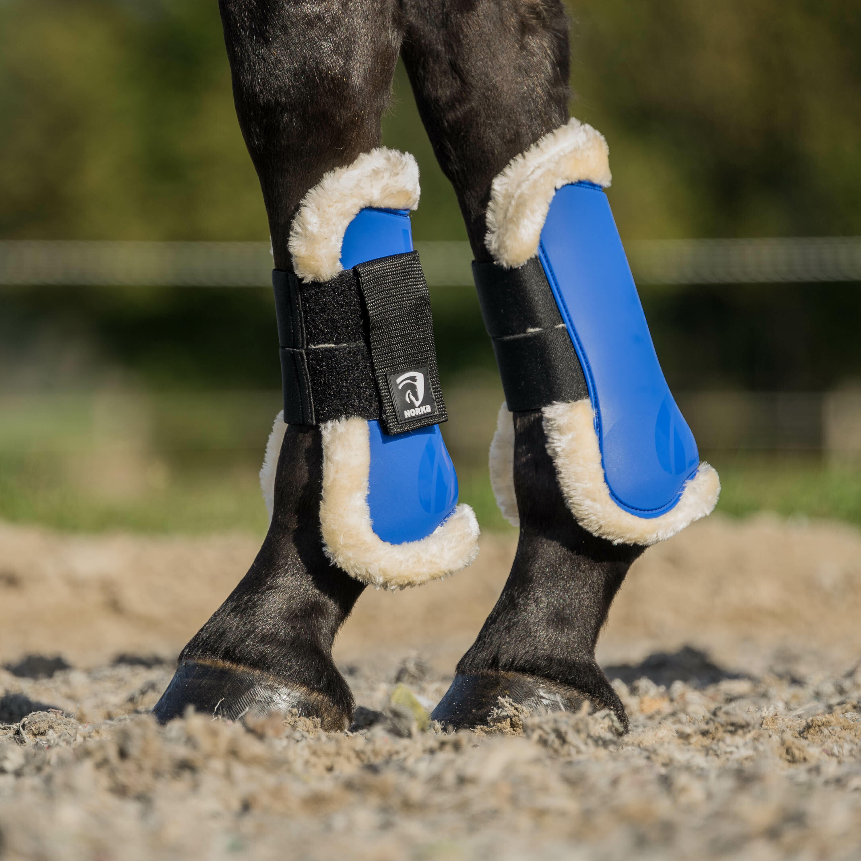 Guêtres fermées PVC pour cheval Horka (x4) 2/2