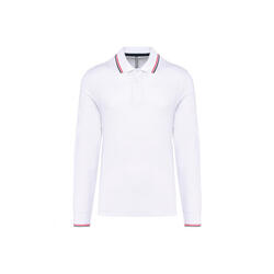 Polo maille piquée manches longues Kariban