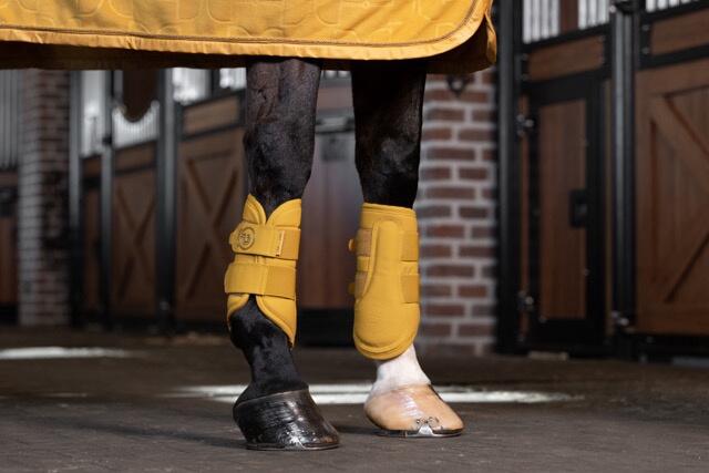 Eskadron Tendon Boots Faux Leder Platinum 25 Yellow 5/6