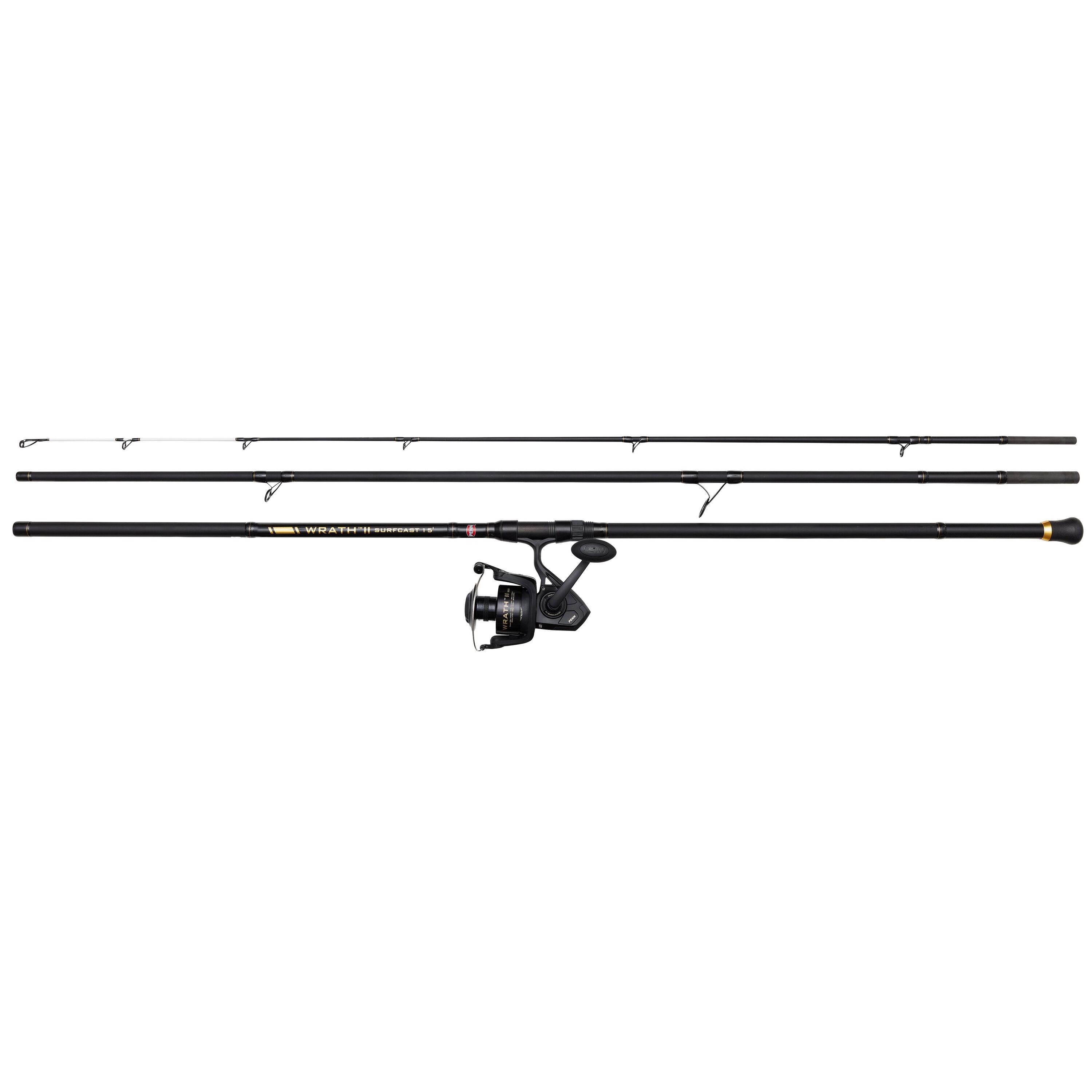 Penn - Canne Surfcasting Penn Wrath Ii 250 G - Canne - Jaune|noir - Taille Unique - Decathlon