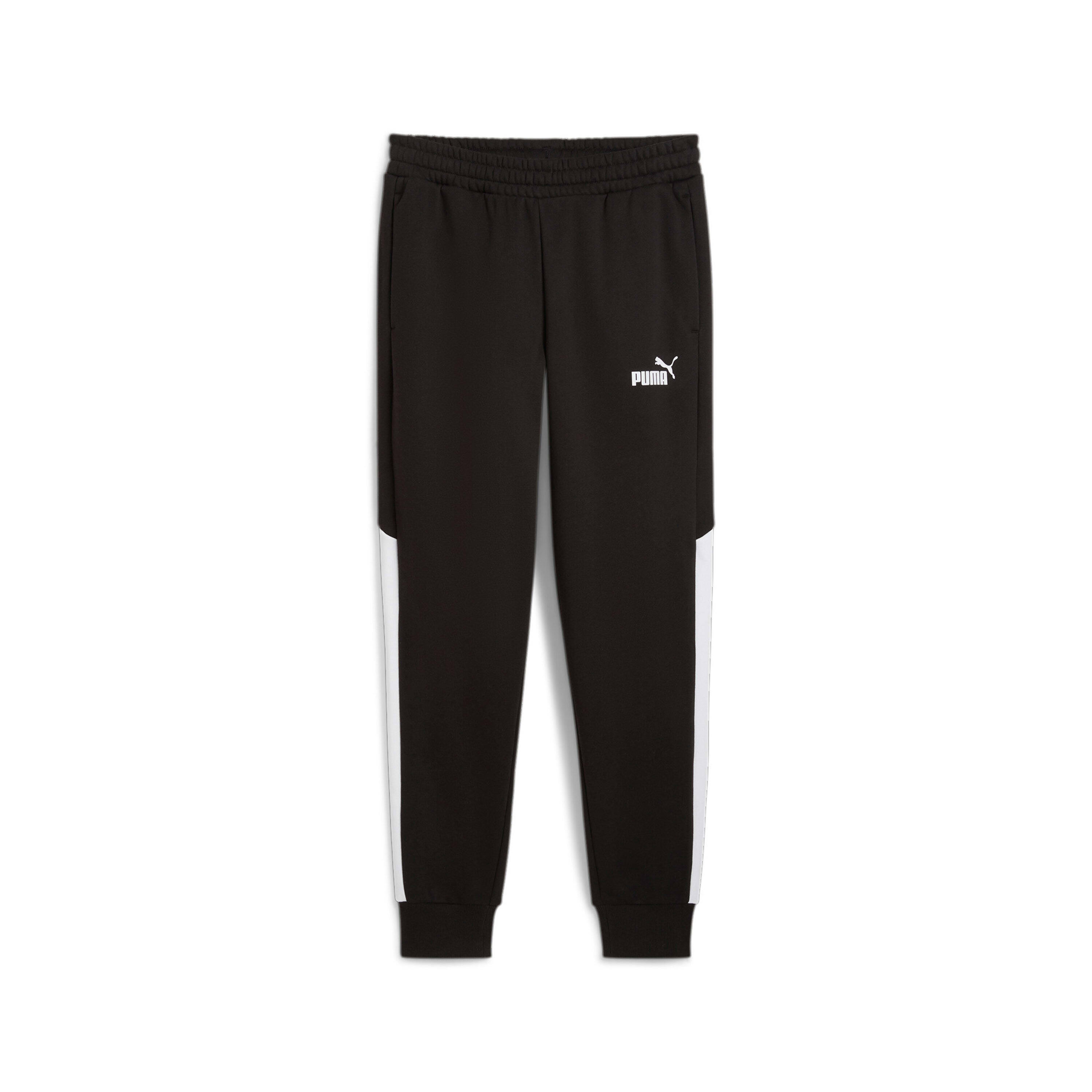 Puma - Jogging Puma Power Colorblock - Pantalons - Noir - Decathlon