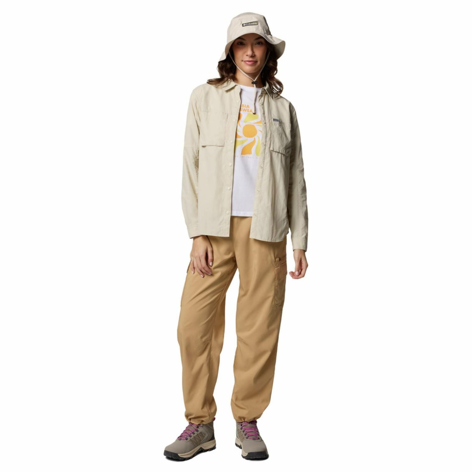 Spodnie trekkingowe damskie z filtrem UV Columbia Skien Valley Pant 3/7