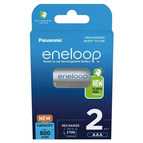 Piles Rechargeables Panasonic BK-4MCDE/2CP AAA
