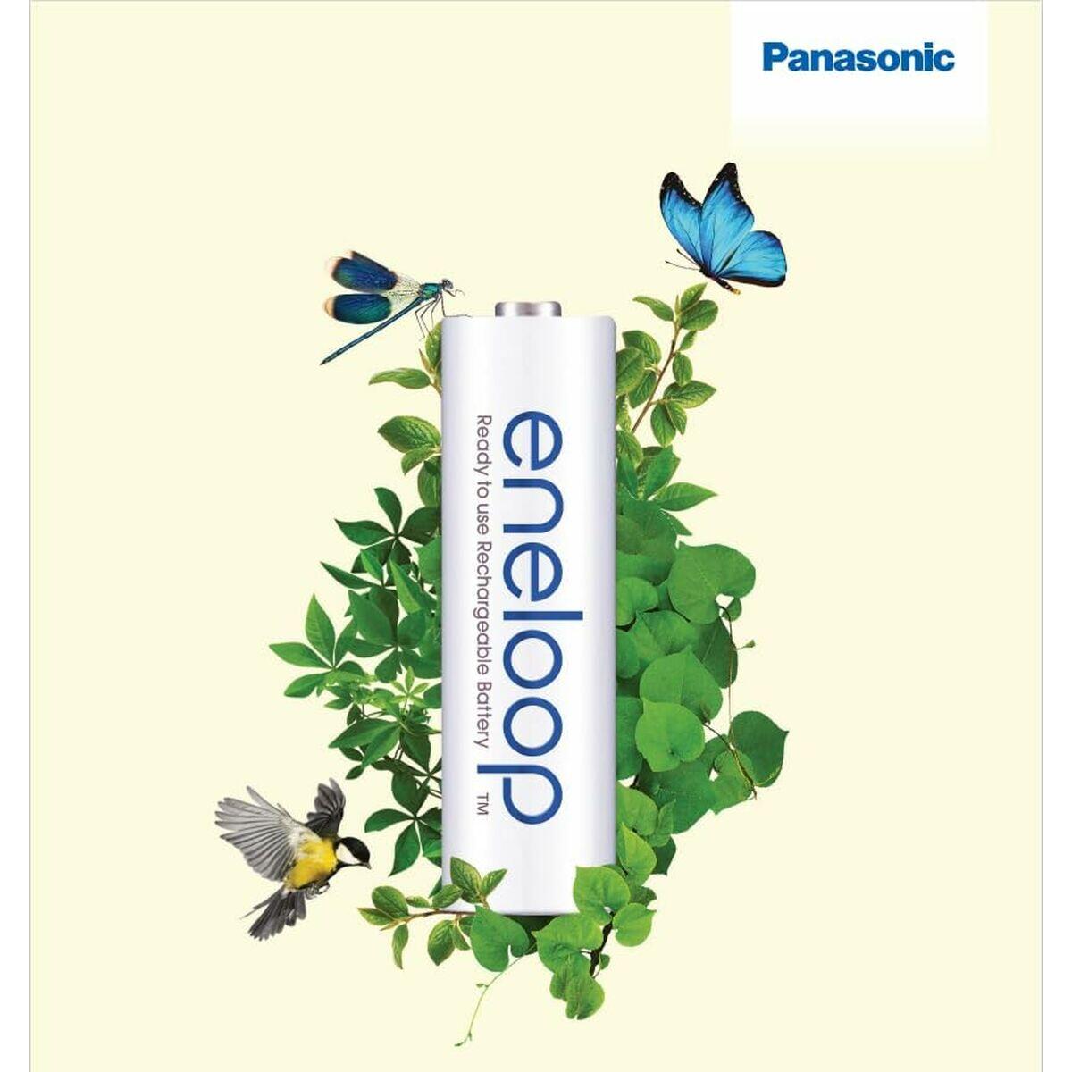 Oplaadbare Batterijen Panasonic BK-3HCDE/4CP+CASE AA 3/5