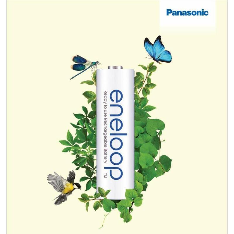 Baterii Reîncărcabile Panasonic BK-3HCDE/4CP+CASE AA