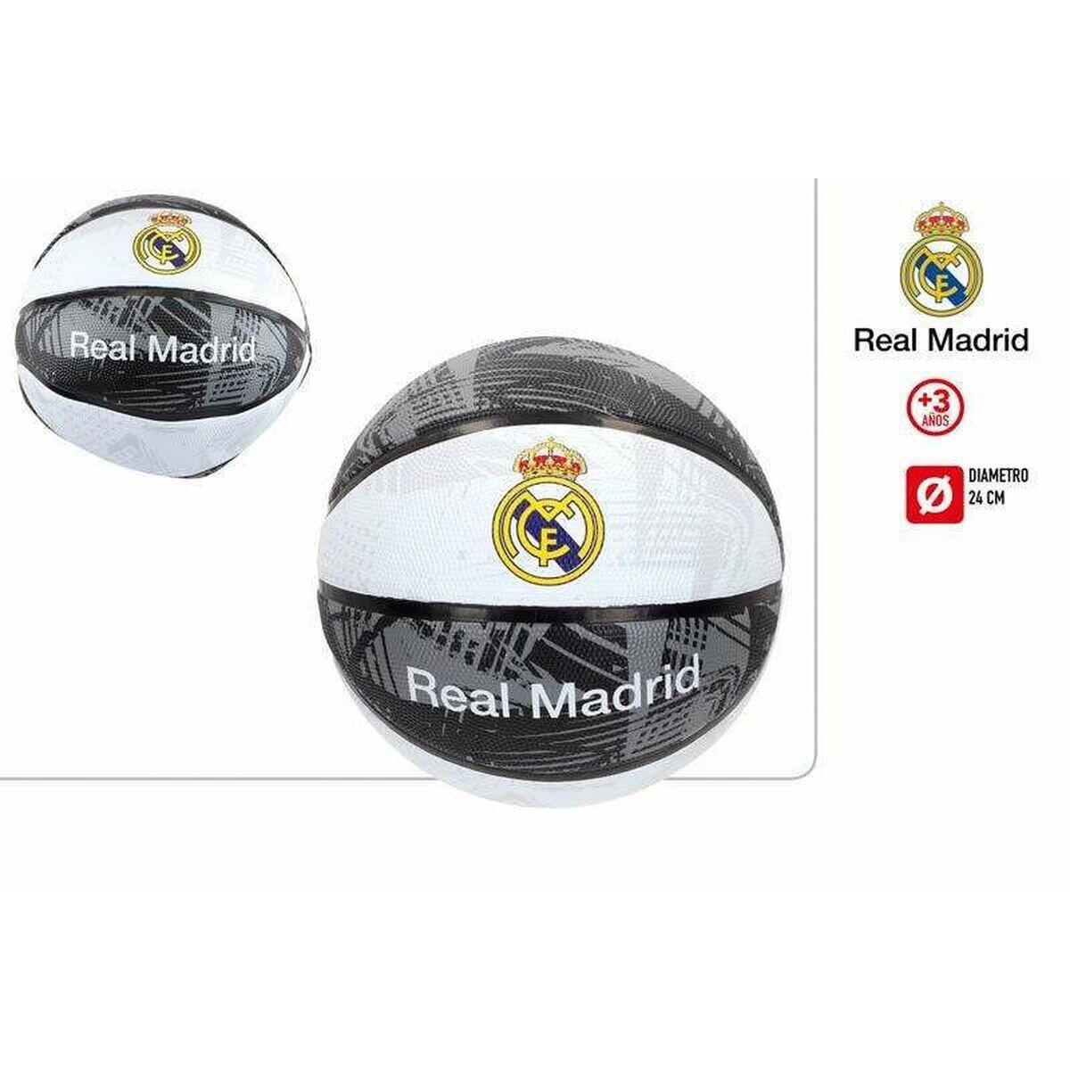 Balón de Baloncesto Real Madrid C.F. Negro 2/2