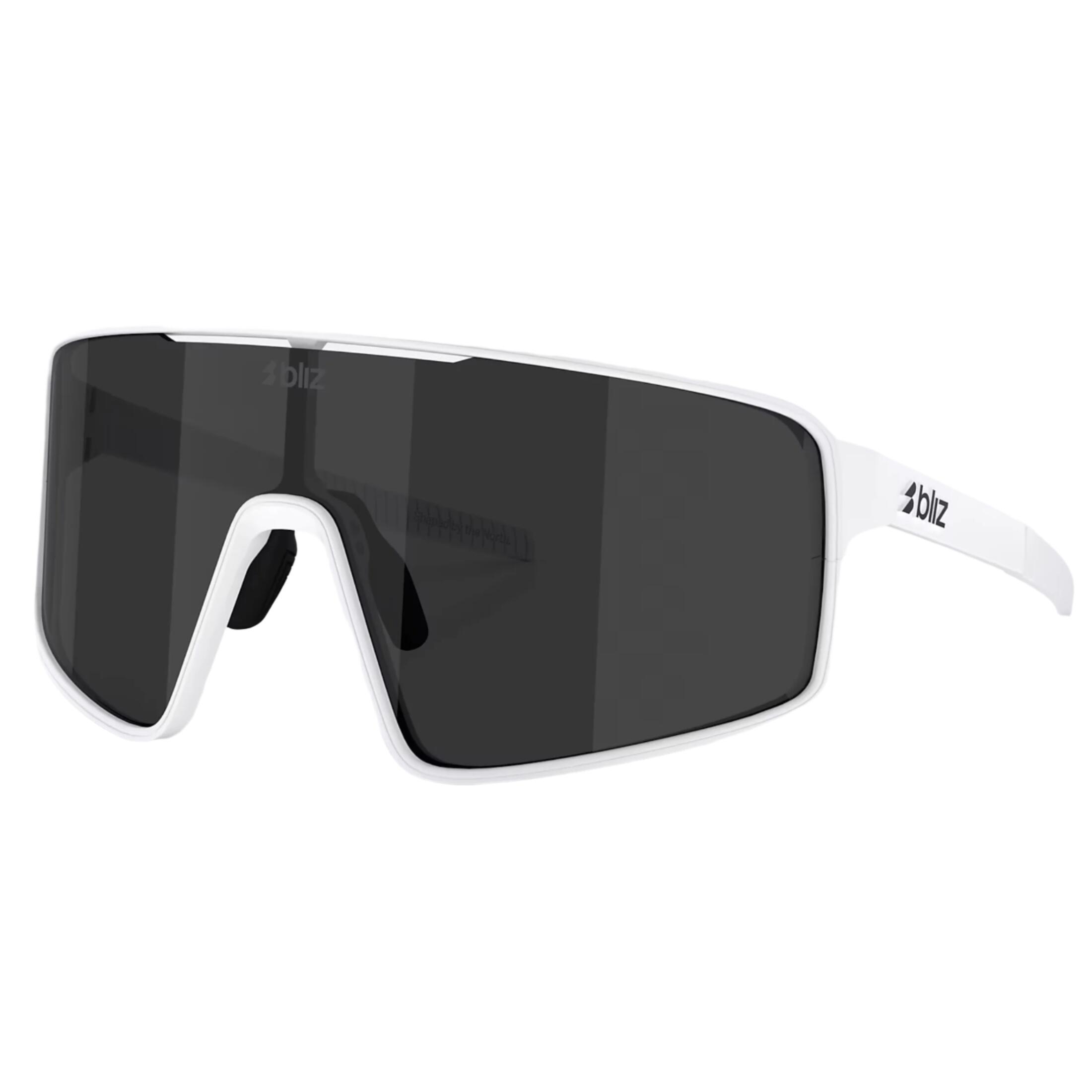 Bliz - Lunettes De Soleil Bliz P001 Blanches Unisexes, Légères Et Résistantes - Lunettes De Soleil - Blanc - Taille Unique - Decathlon