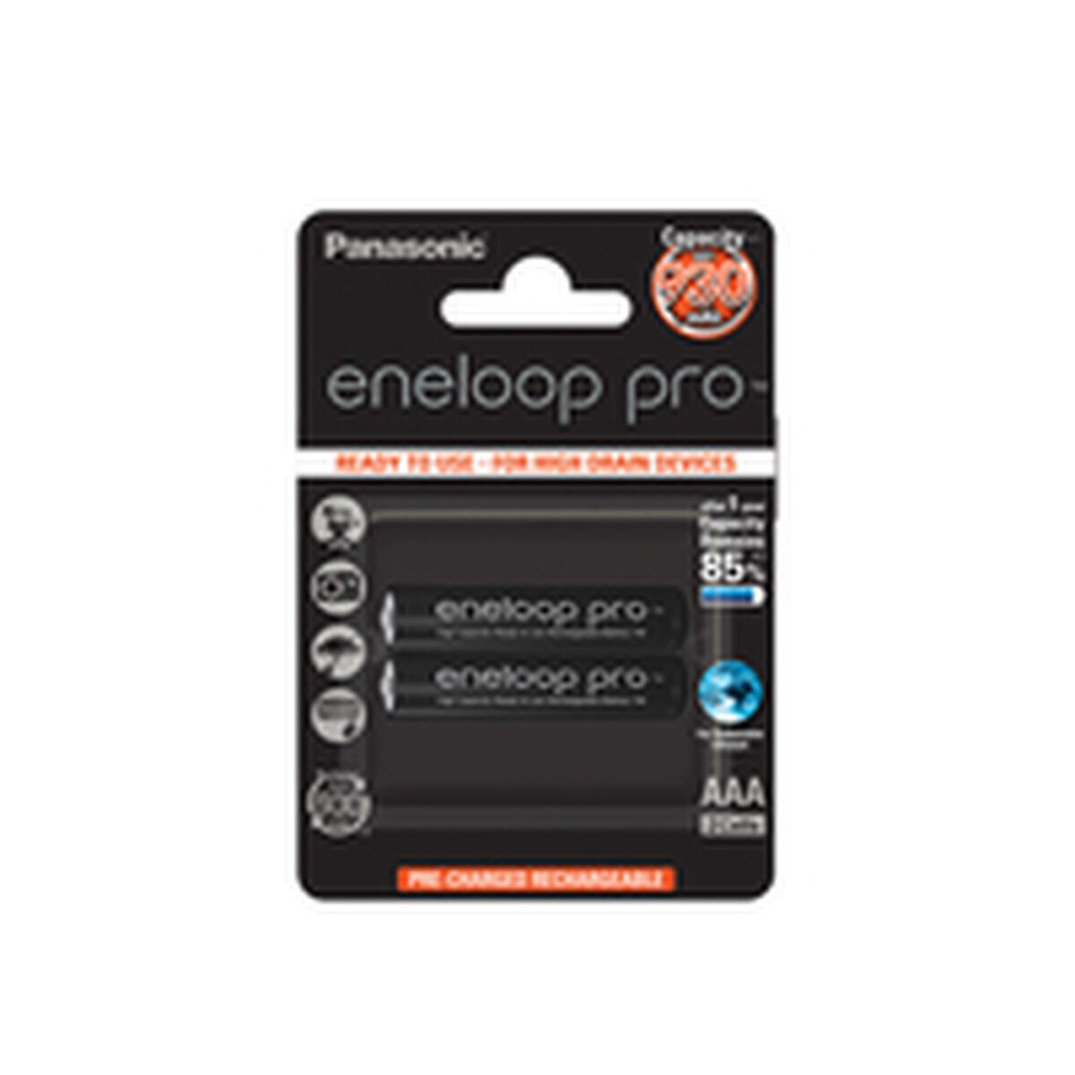 Pilas Recargables Panasonic BK-4HCDE/2CP AAA 2/4