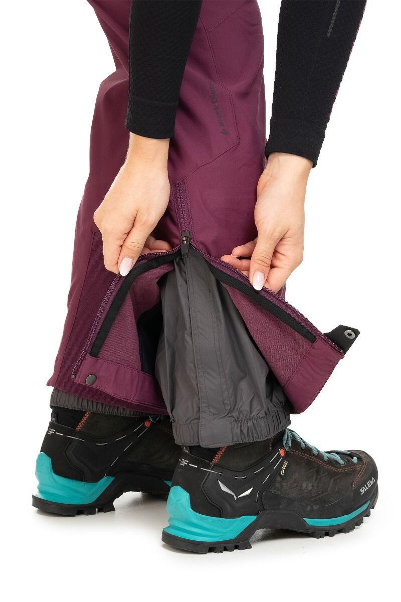 Pantaloni trekking donna softshell Dawn Patrol Women viola 6/7