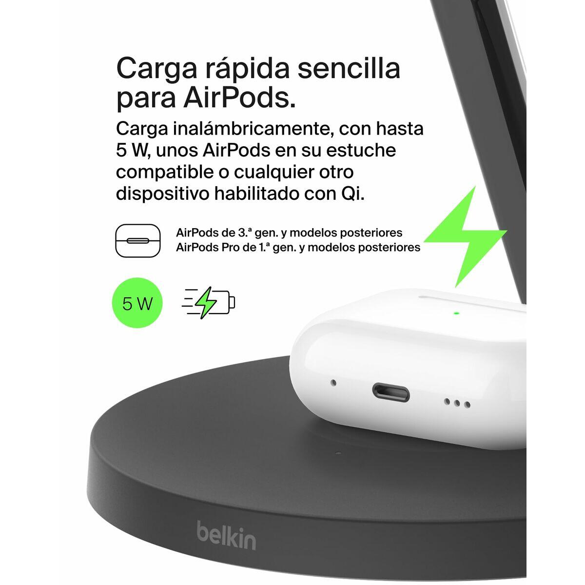 Caricabatterie da Parete Belkin WIZ032KQBK Spina EU 4/5