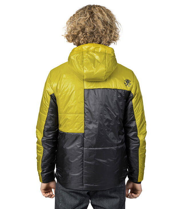 Veste hiver Rafiki FITZ homme cress green raven isolation thermique déperlante 4/5