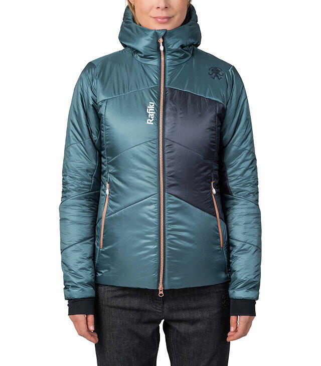 Veste hiver femme Rafiki Flynn II bleu taille 40 isolante et étanche 3/5