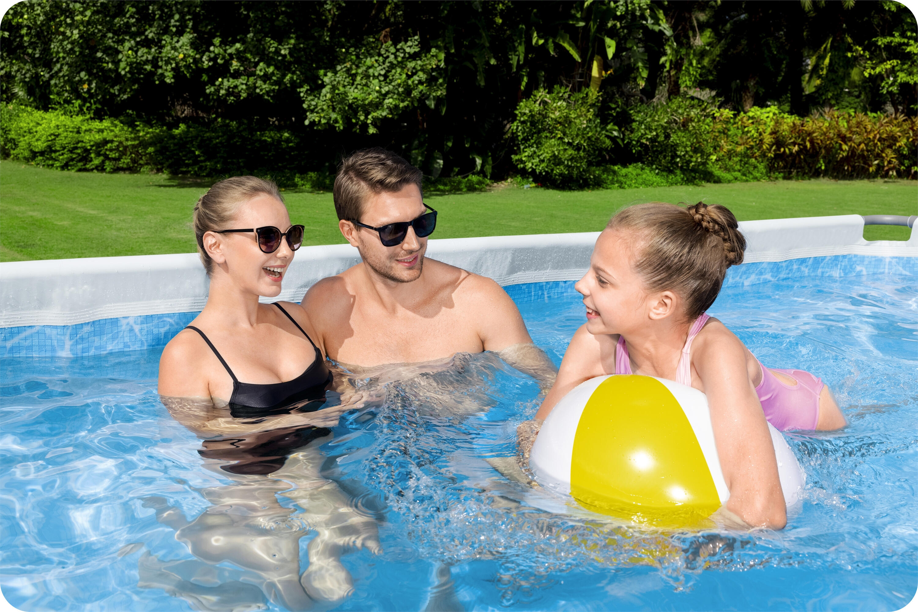 Piscina Tubular Retangular Bestway Power Steel 412 x 201 x 122 cm 4/7