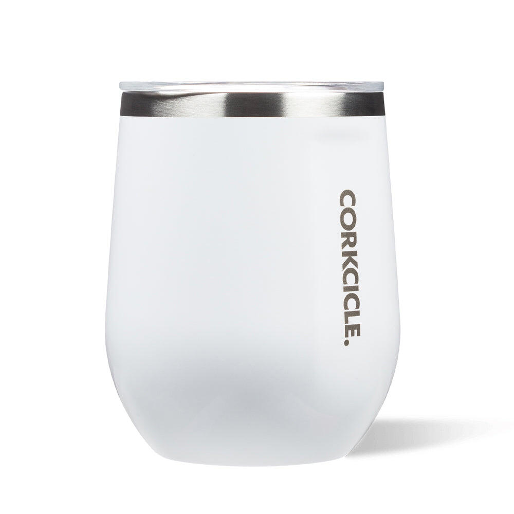 Corkcicle Stemless  - Gloss White