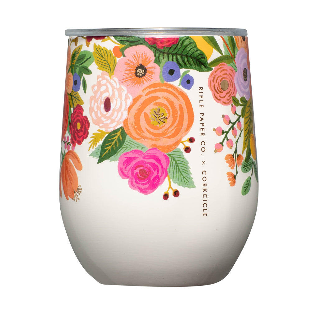 Corkcicle Stemless  - Garden Party Cream