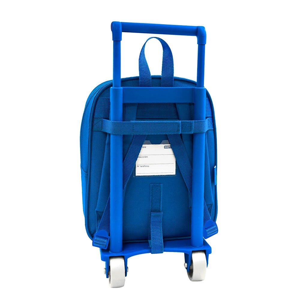 Mochila Escolar con Ruedas Azul 3/3