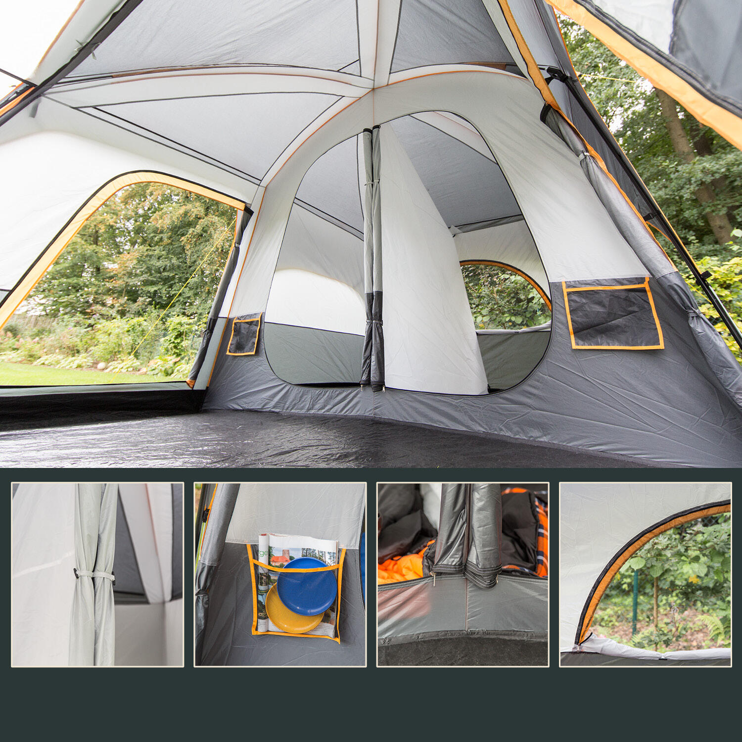 Recondicionado - Tenda de campismo familiar - Tonsberg 5 Protect 5/9