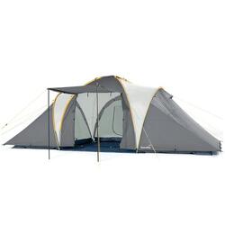 Seconde vie - Tente de camping dôme familiale Daytona XXL - 6 pers - 3 cabines