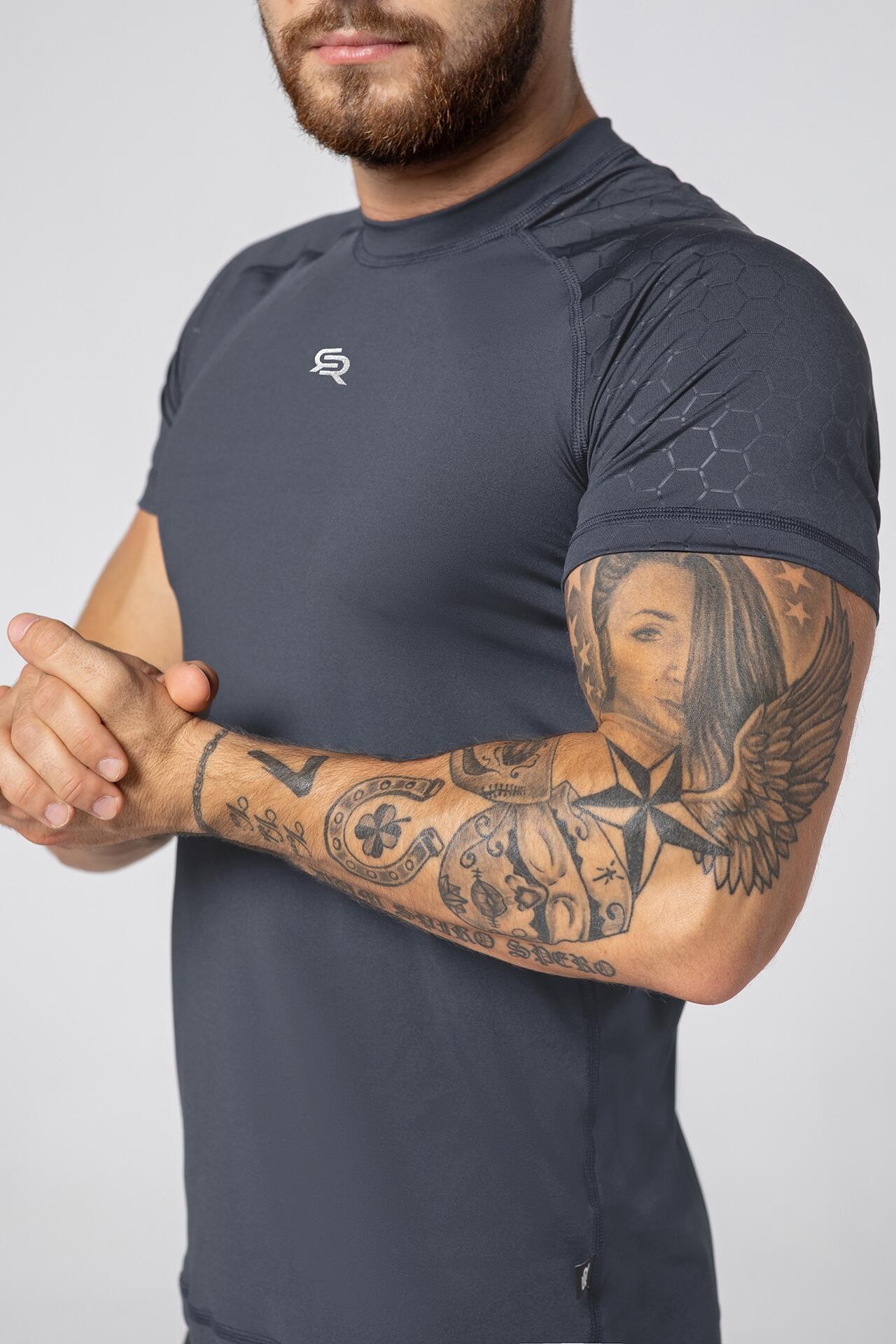 ZMNKH T-Shirt Da Sport Per Corsa Palestra Fitness Maglietta Ad Asciugatura Rapida Uomo, Maglia A Manica Corta Fitness