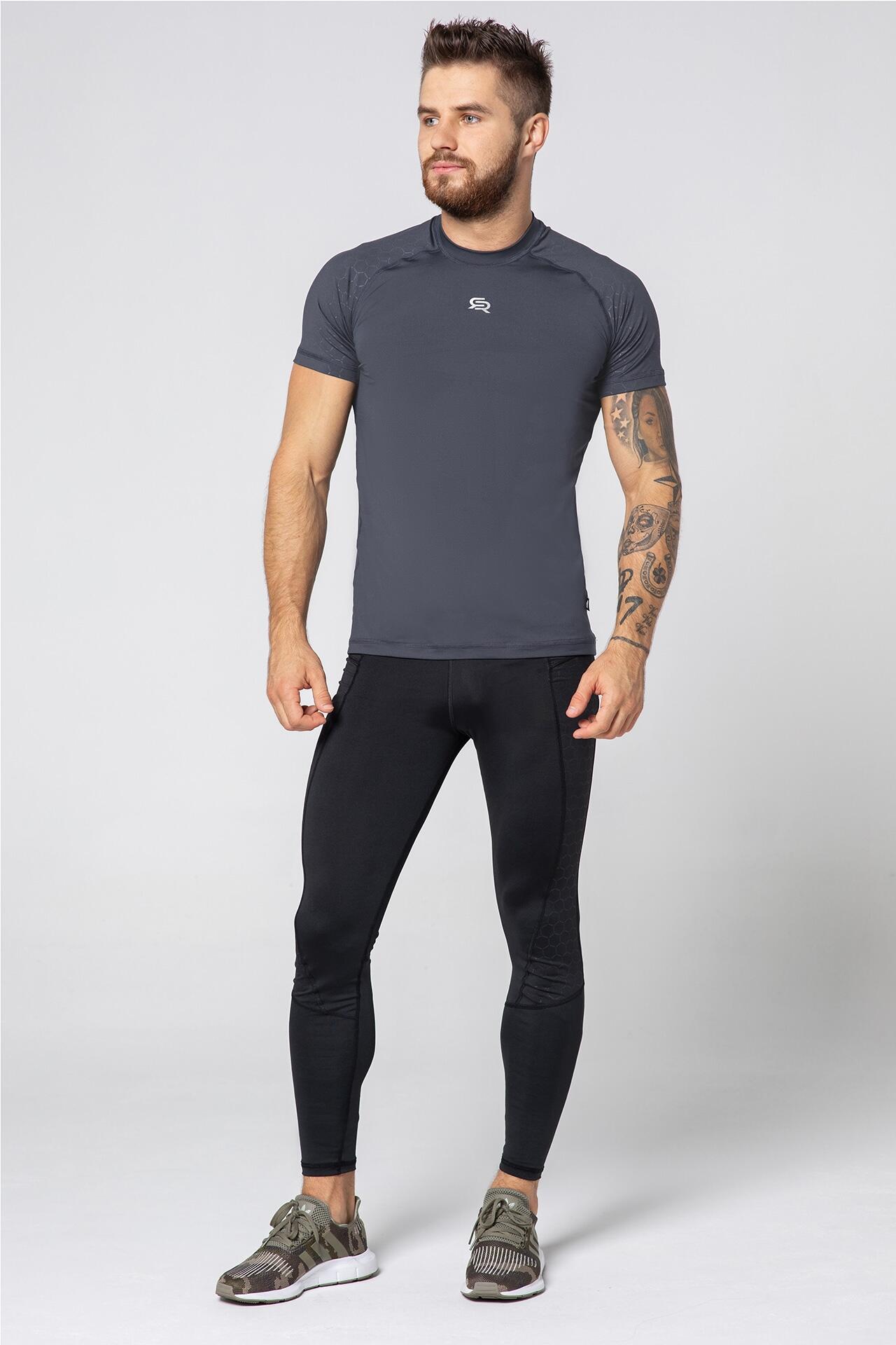 Koszulka fitness szybkoschnąca męska Rough Radical Stone