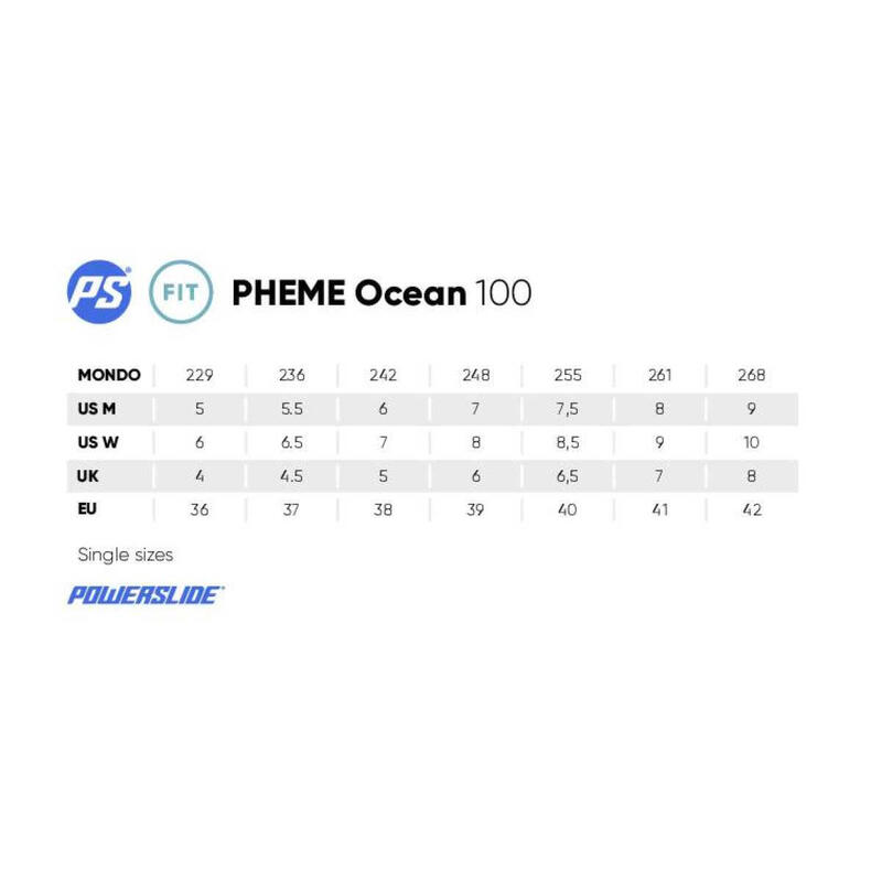 Kolečkové brusle Powerslide Pheme Ocean 100 Trinity