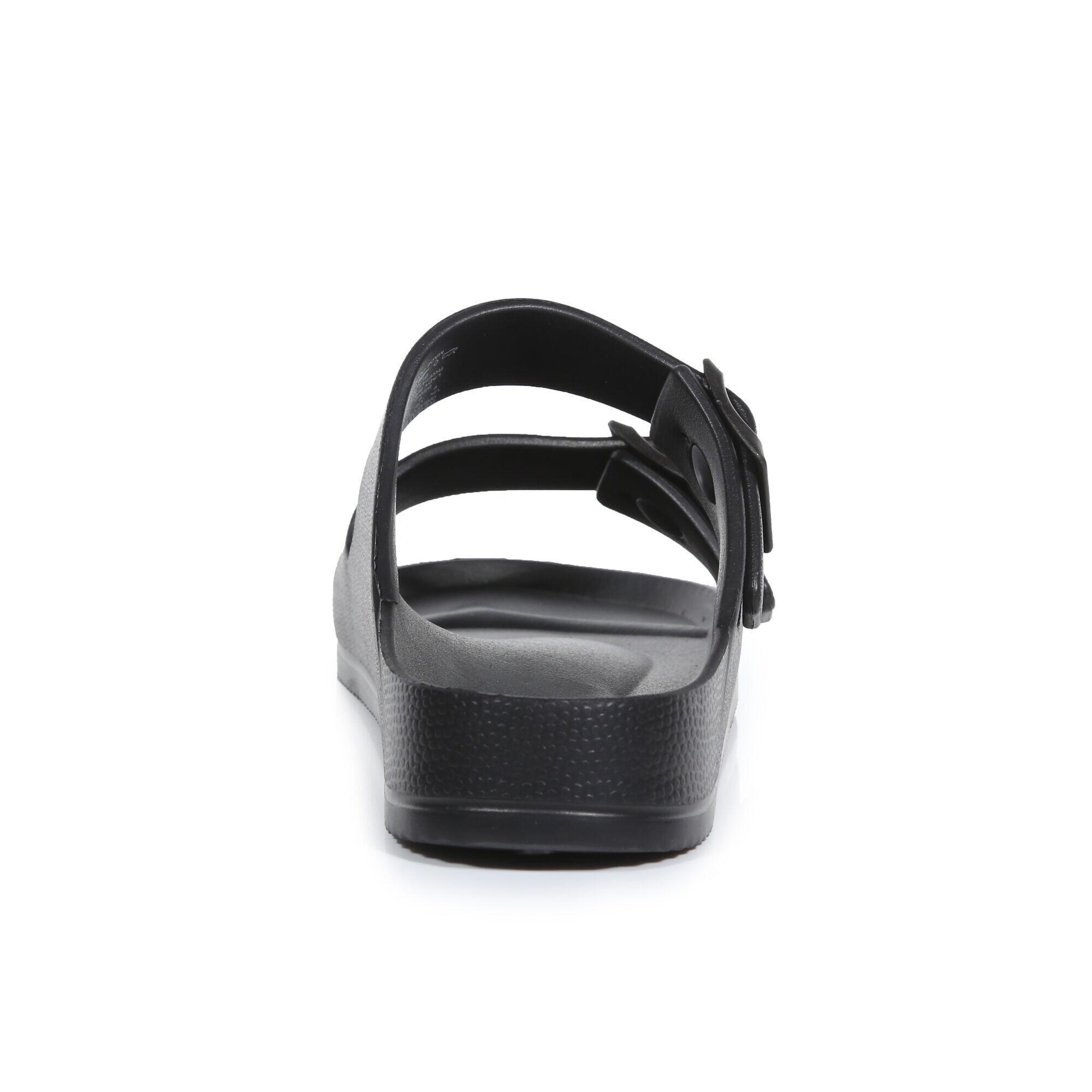 Sandali Doppi Cinturini Donna Regatta Brooklyn Nero 2/5
