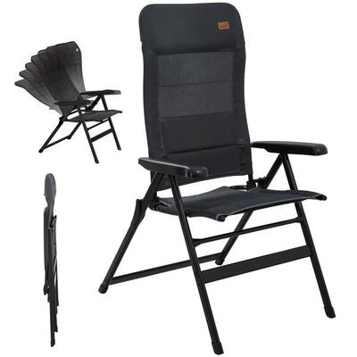 Silla de camping - Lepola XL - aluminio - plegable - respaldo regulable