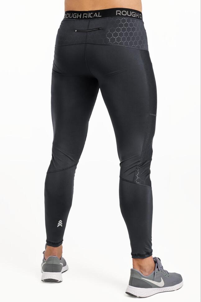 Legginsy do biegania męskie Rough Radical Stone Long z kieszonką
