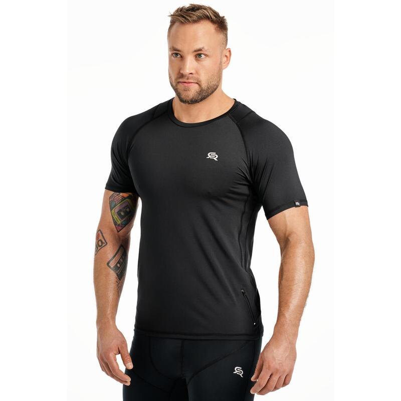 Koszulka fitness  szybkoschnąca męska Rough Radical Vital Zip