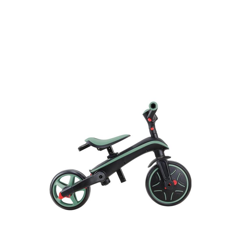 Tricycle EXPLORER 4-en-1 Évolutif & Pliable - Vert Olive