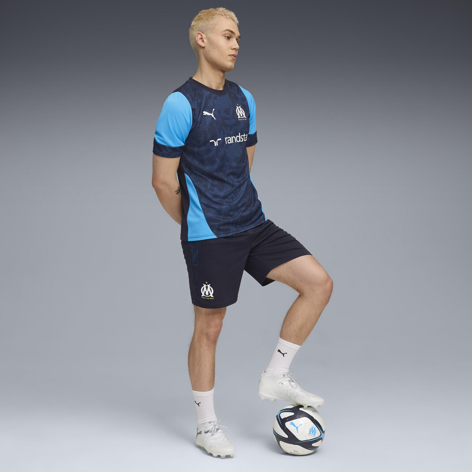 Shorts da allenamento Olympique de Marseille da uomo PUMA 4/7