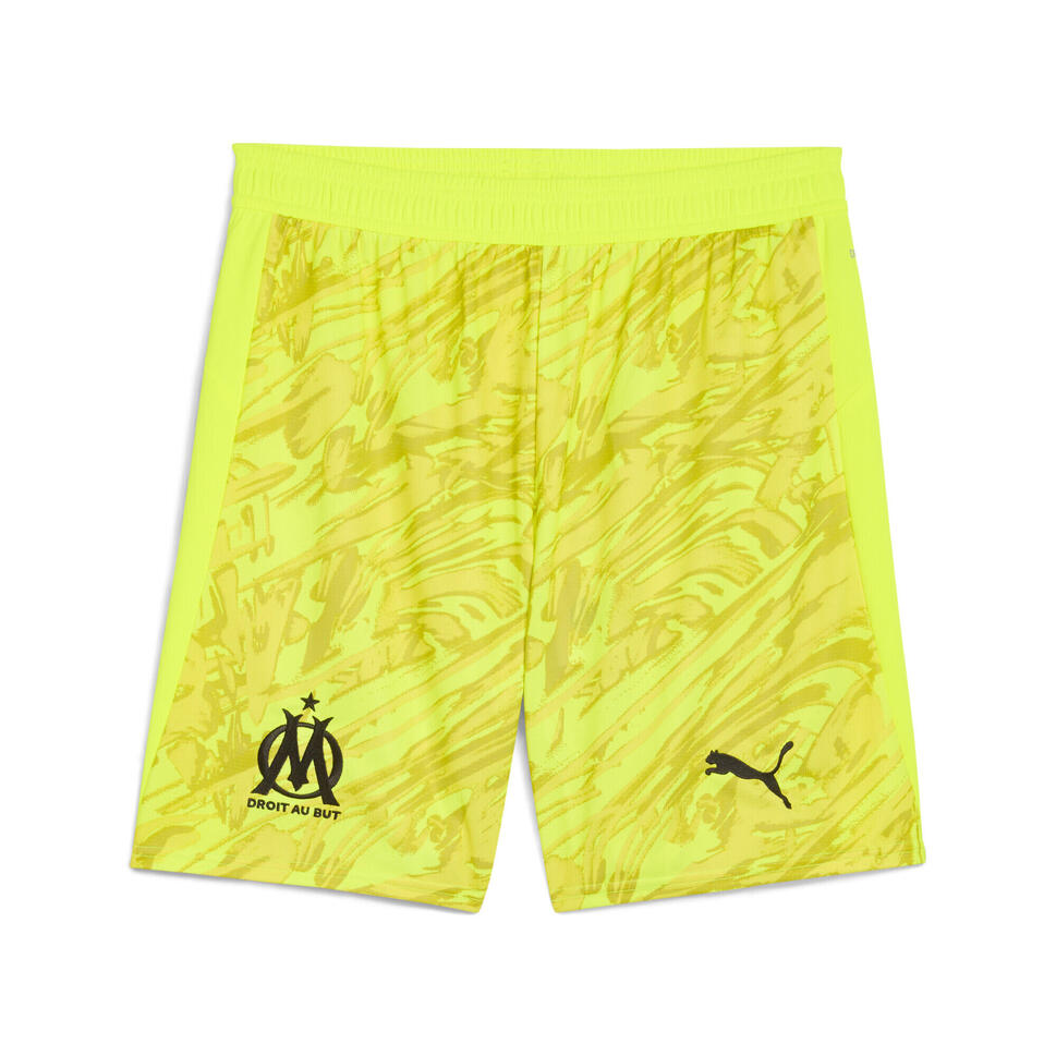 Męskie szorty bramkarskie Olympique Marsylia 25/26 PUMA Yellow Alert Black