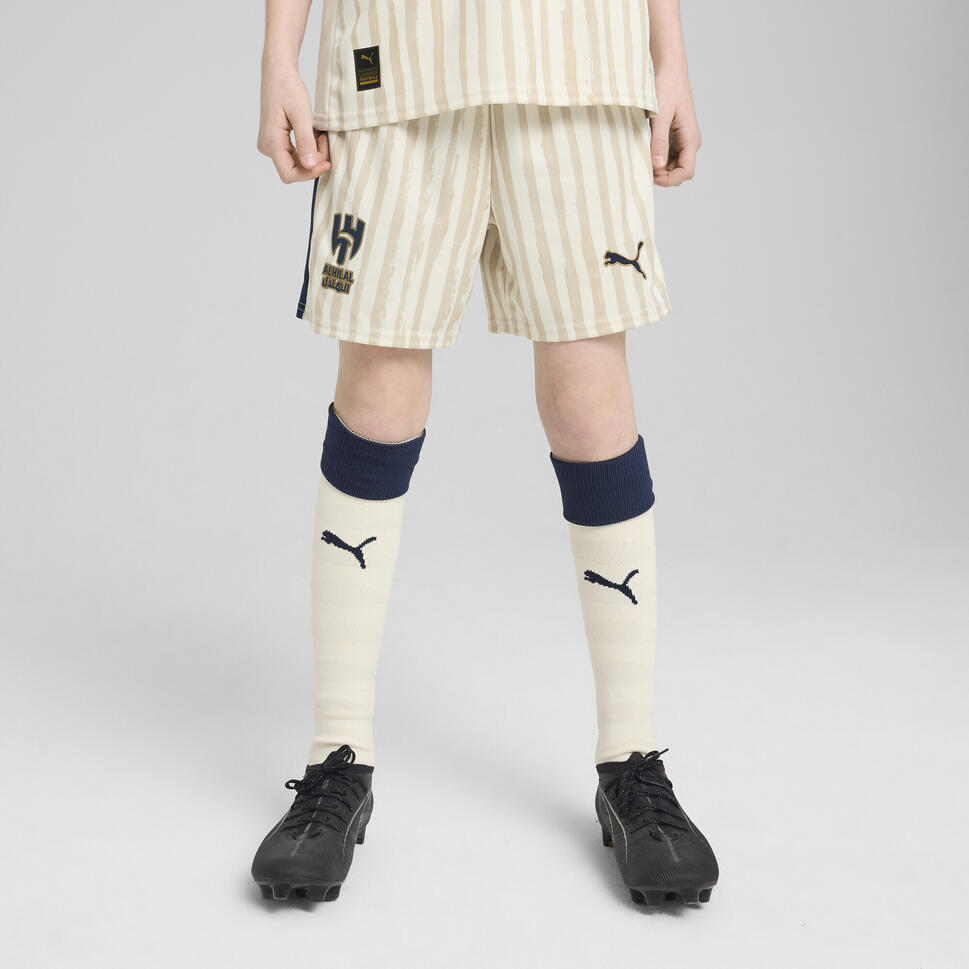 Młodzieżowe szorty KIDSUPER × AL-HILAL SFC PUMA Alpine Snow Club Navy White Blue